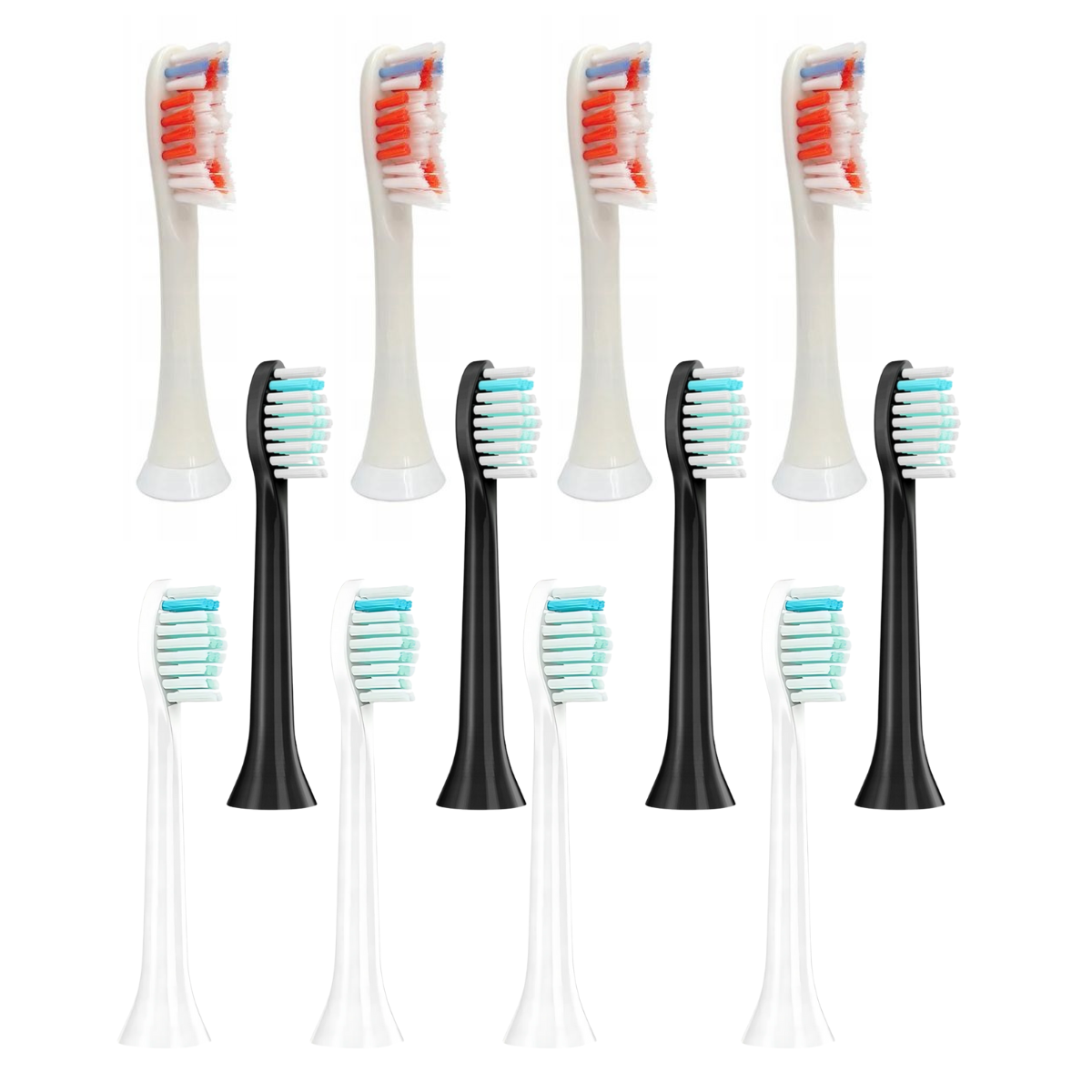 Set van 12 Compatibele Opzetborstels voor Philips Sonicare Tandenborstels – P-HX-6064 / P-HX-3014