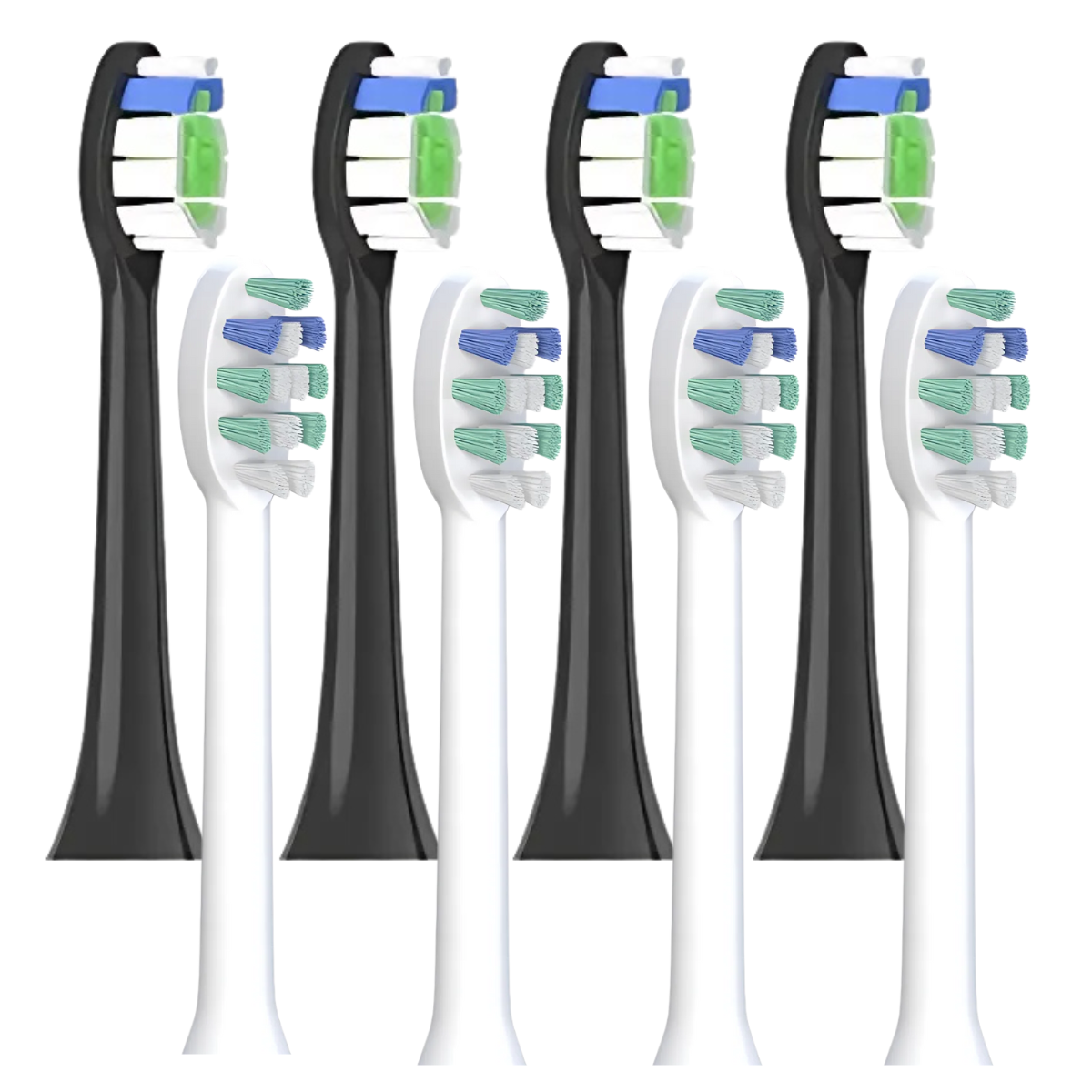 Sada 8 Kompatibilných Hlavíc Pre Zubné Kefky Philips Sonicare – HX-9024/YM-6044