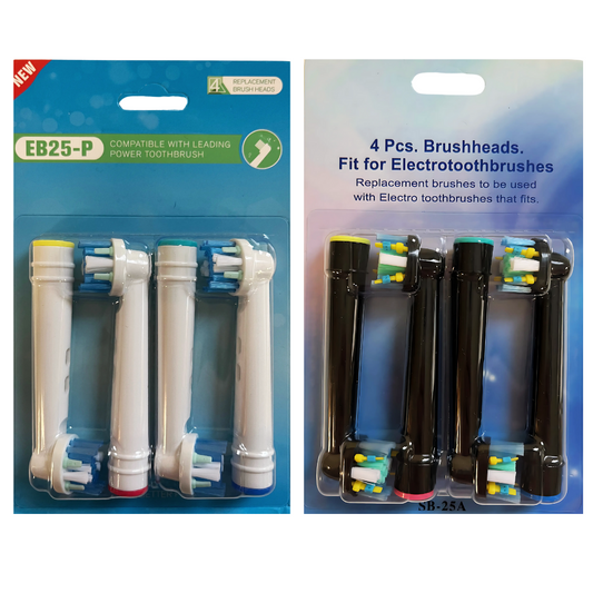 Sada 8 Kompatibilných Hlavíc Pre Elektrické Kefky Oral-B – SB-25A/EB25-P